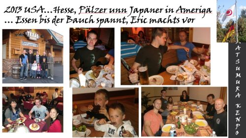 2013 Besuch von Kuda Sensei und Bischofsheimer bei Thomas in USA