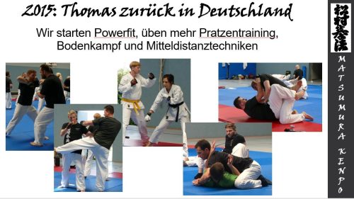2015 Thomas wieder in Deutschland für ein Jahr