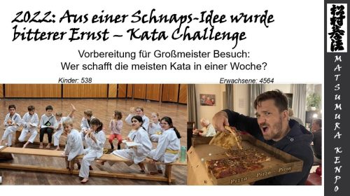 2022 Kata Challenge - Wer schafft die meisten Kata in einer Woche? Alex !